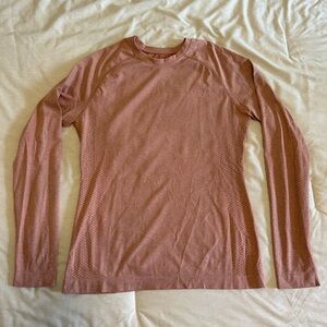 Figs Pink Long Sleeve Top